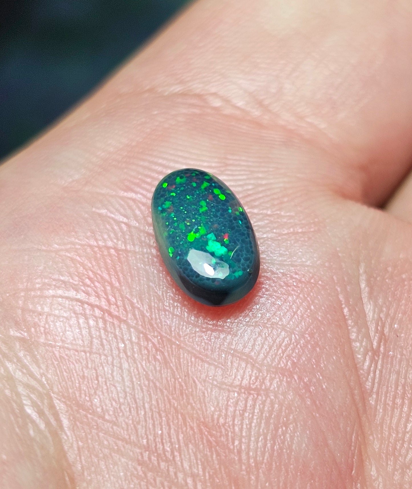 1.40cts Stunning Pinfire Black Opal!! (LRW22)