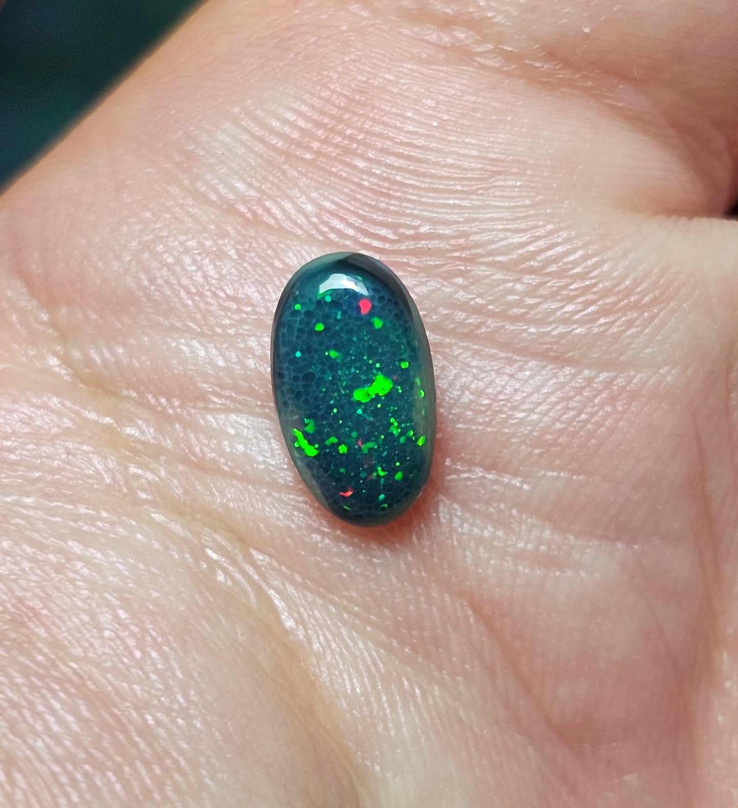 1.40cts Stunning Pinfire Black Opal!! (LRW22)