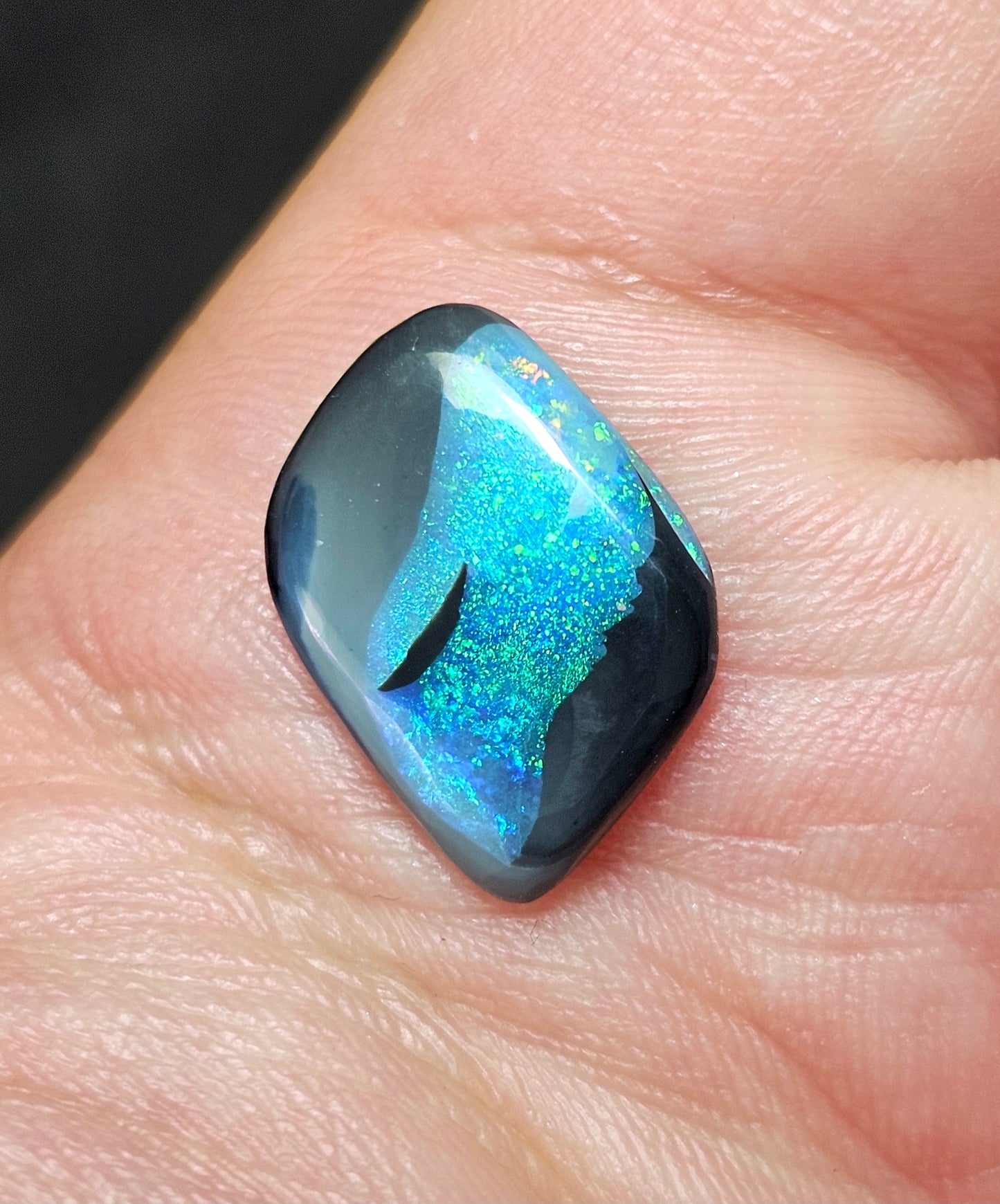 3cts Unique Black Opal!! Investment Stone! (LRW30)