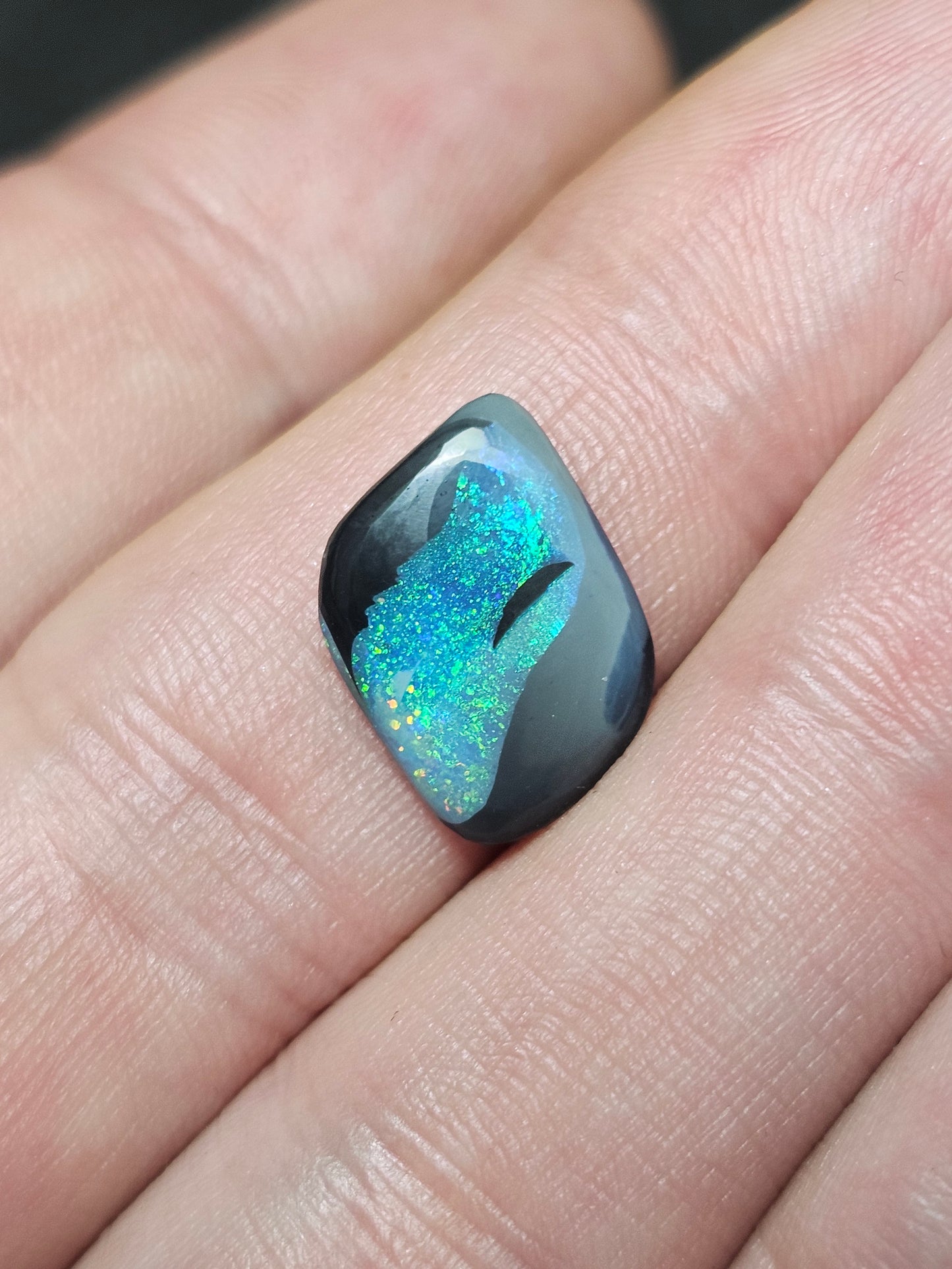 3cts Unique Black Opal!! Investment Stone! (LRW30)