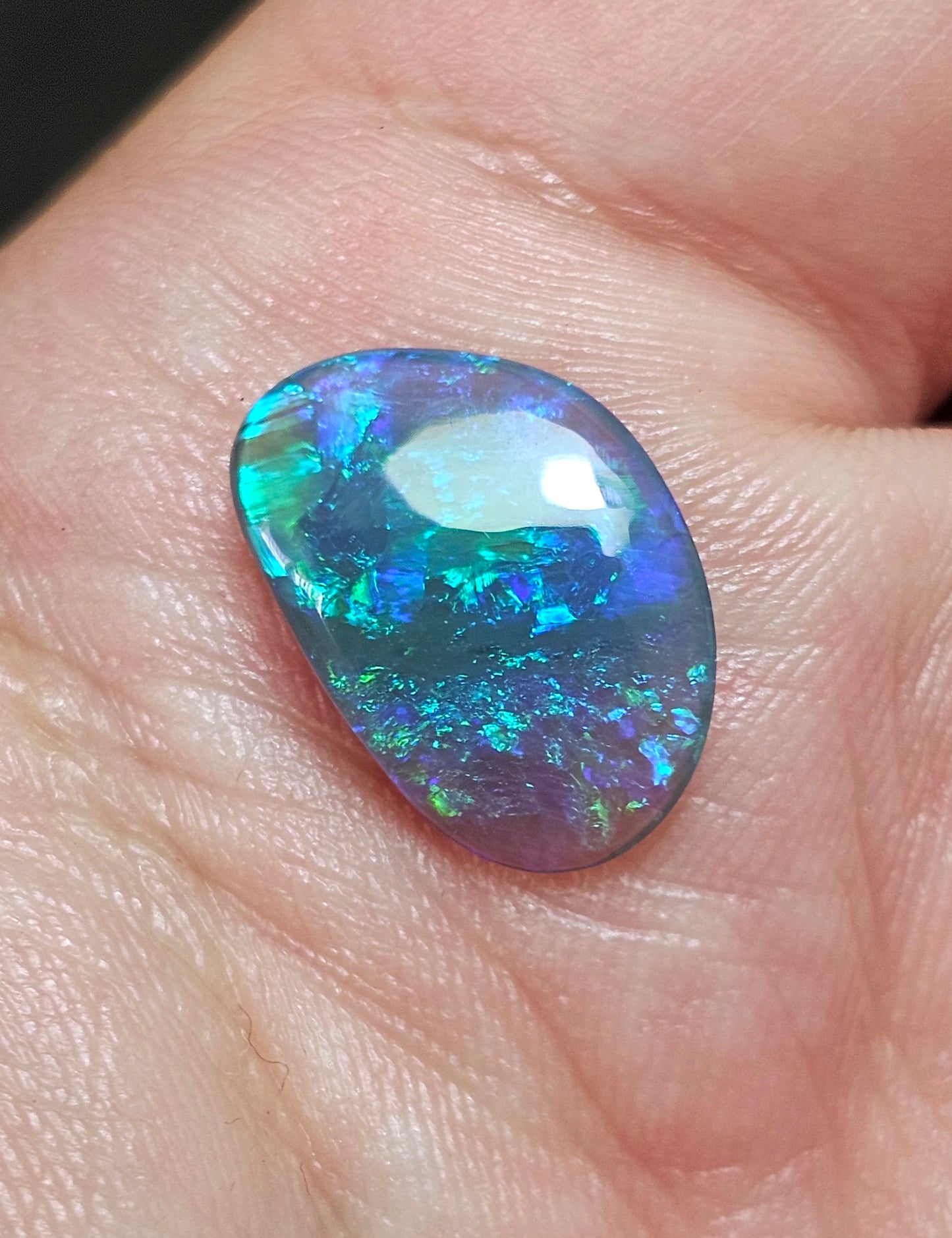 Stunning Unique Black Opal!! (LRD5)
