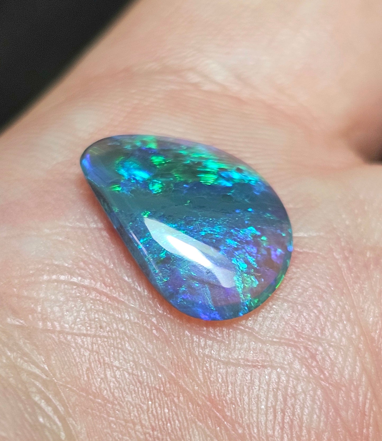 Stunning Unique Black Opal!! (LRD5)