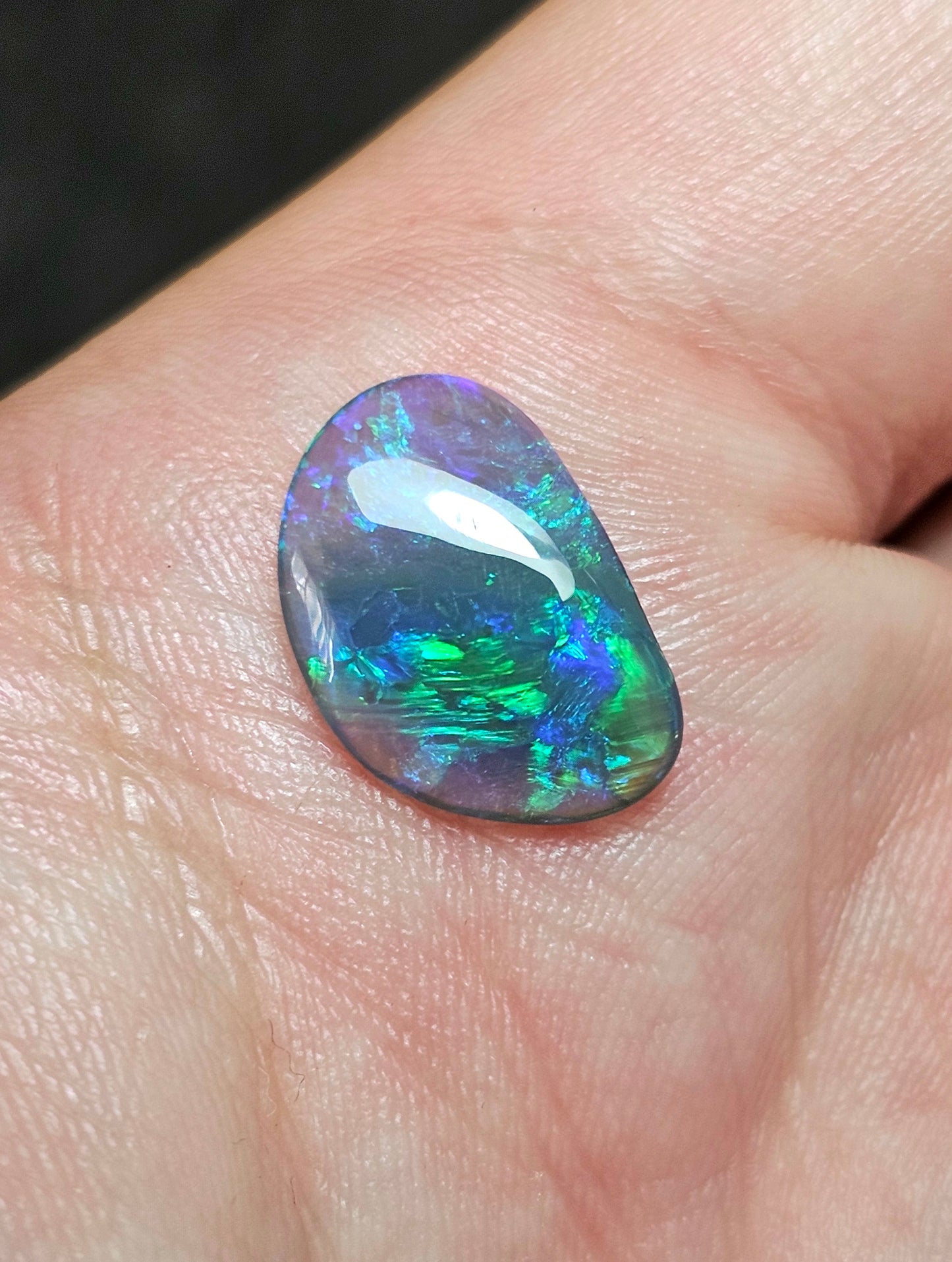 Stunning Unique Black Opal!! (LRD5)