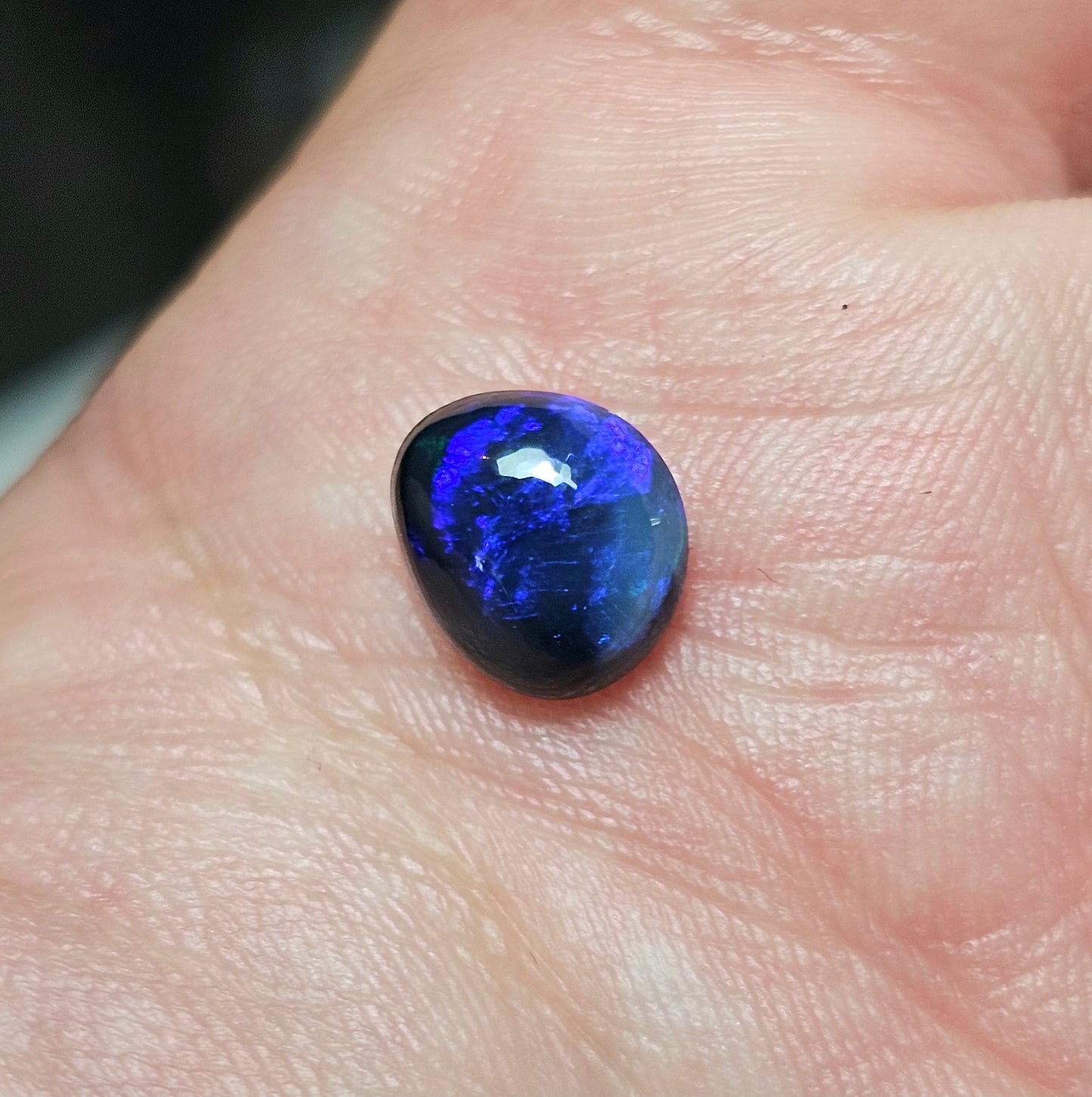 2cts Deep Blue Black Opal!! (FB11)