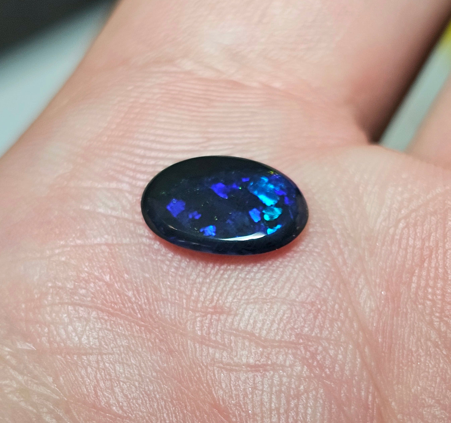 1.10cts Blue Black Opal!! (LRW26)