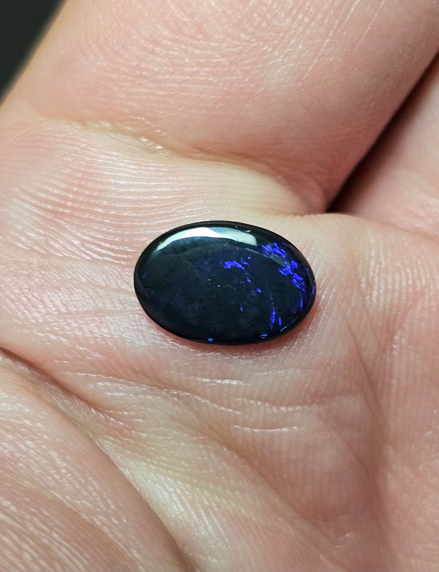 1.10cts Blue Black Opal!! (LRW26)