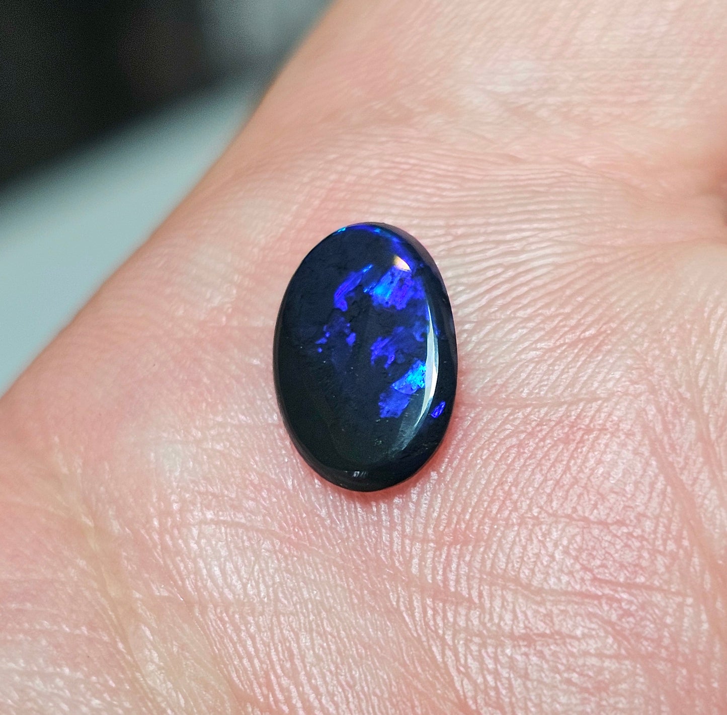 1.10cts Blue Black Opal!! (LRW26)