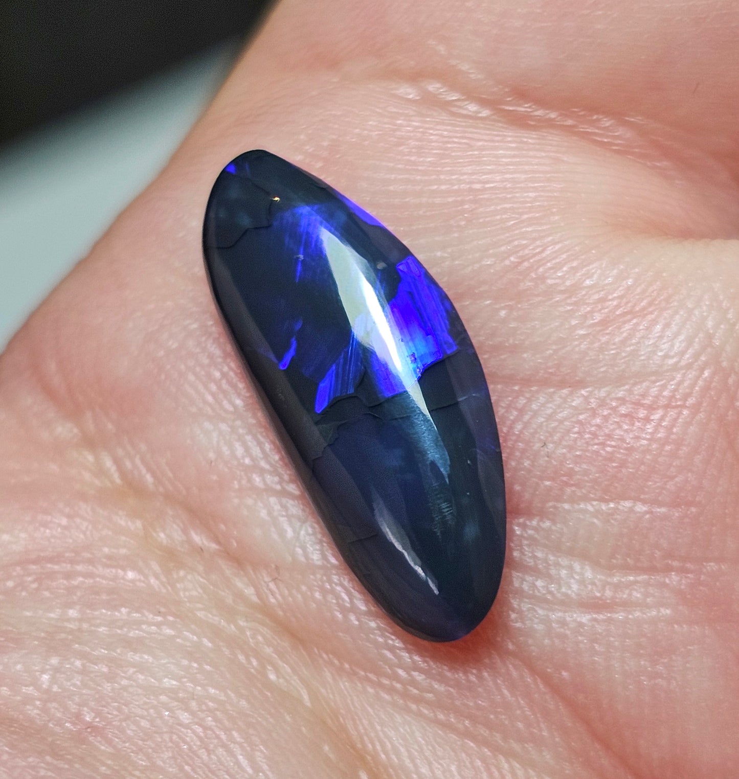3.40cts Deep Blue Flashing Opal!! (FB5)