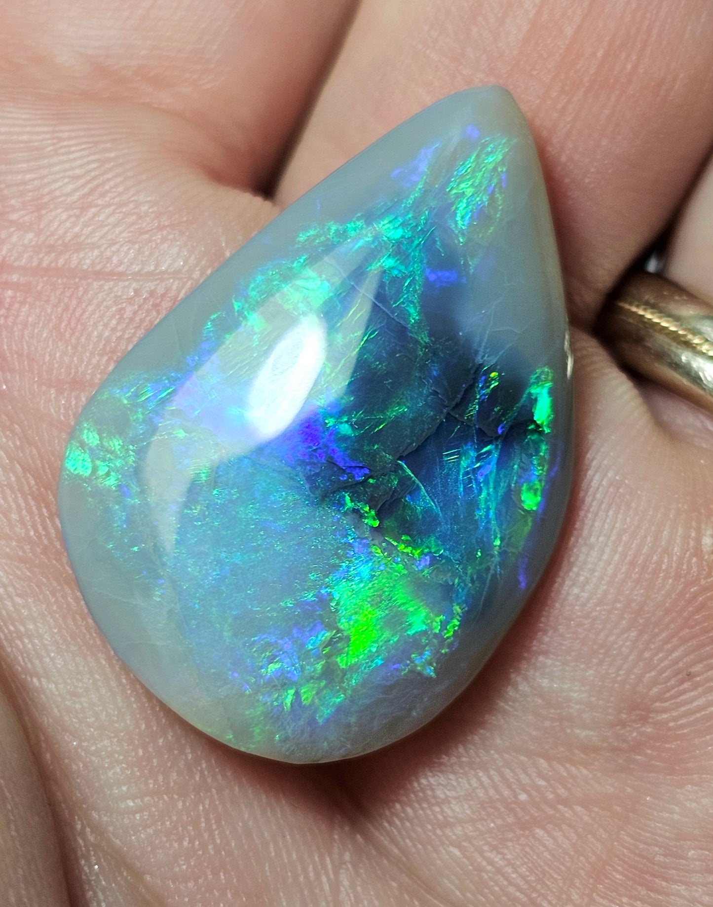 Super Unique Large Black Opal!! Investment Stone! (FS8)