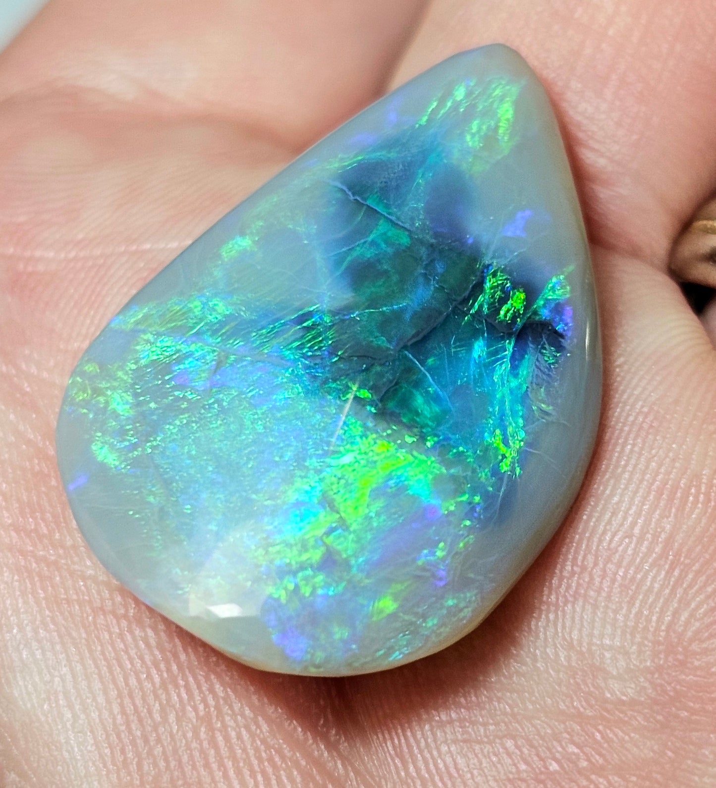 Super Unique Large Black Opal!! Investment Stone! (FS8)