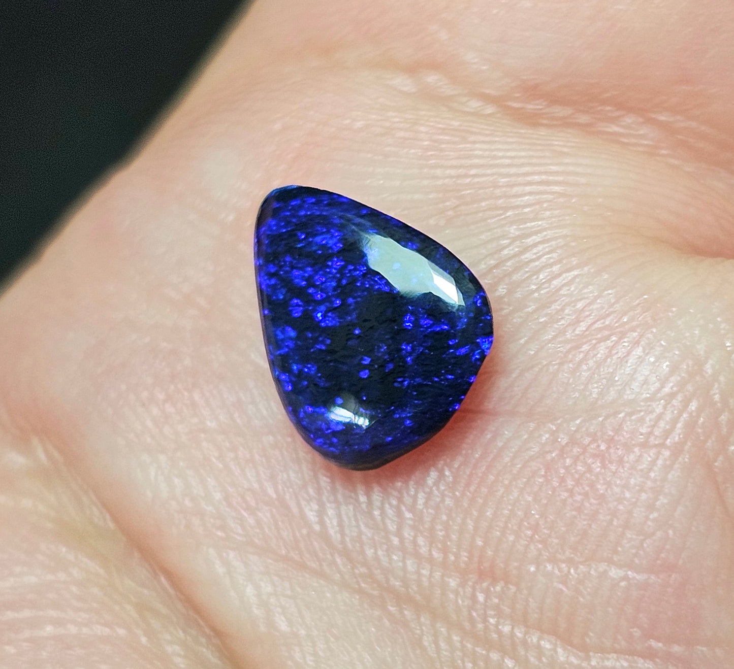 Blue Glittery Black Opal!! (FB10)
