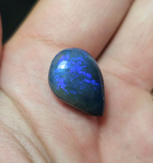 10.70cts Blue Black Opal (FB62)