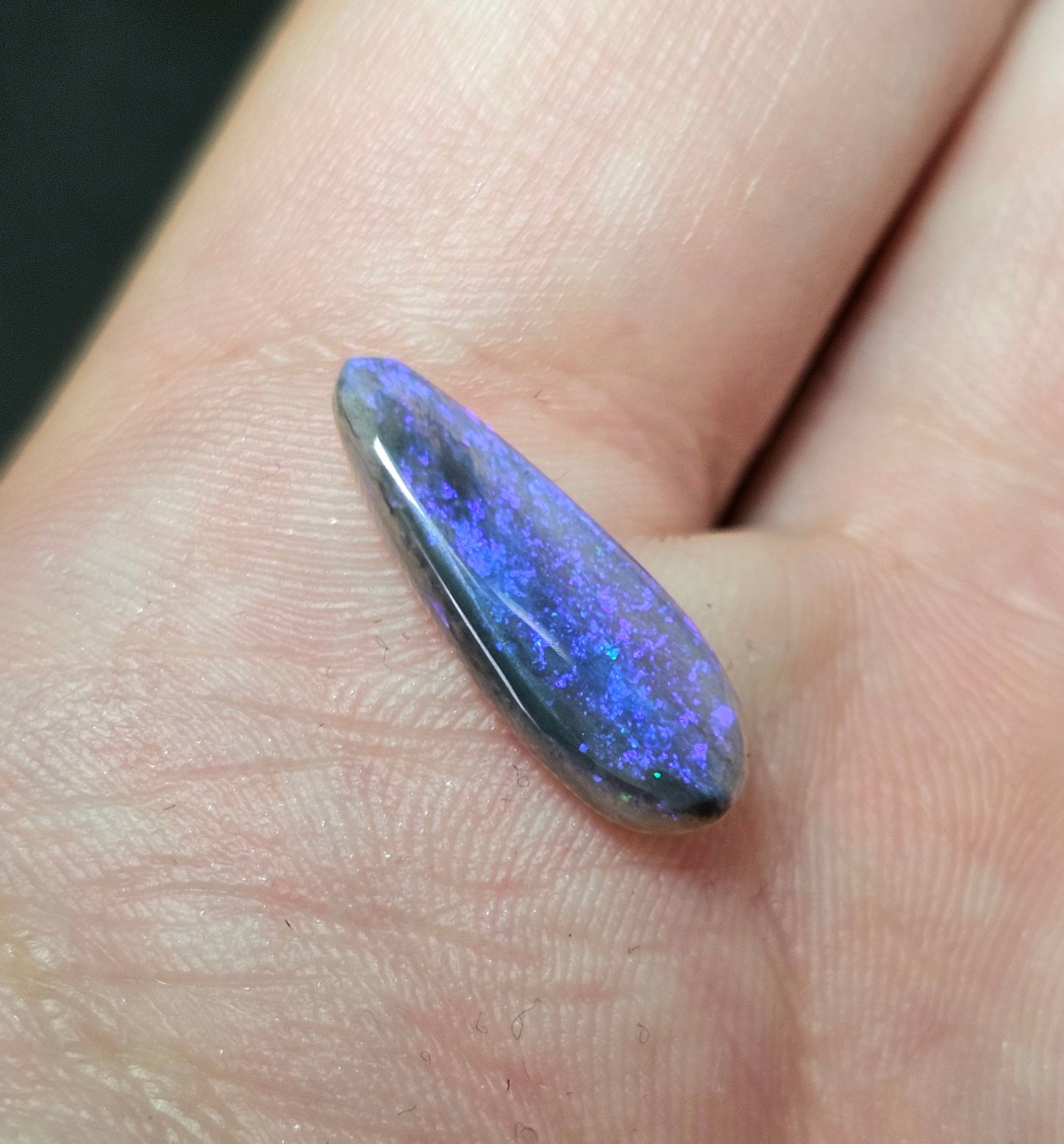 2.70cts Blue Black Opal (V6)