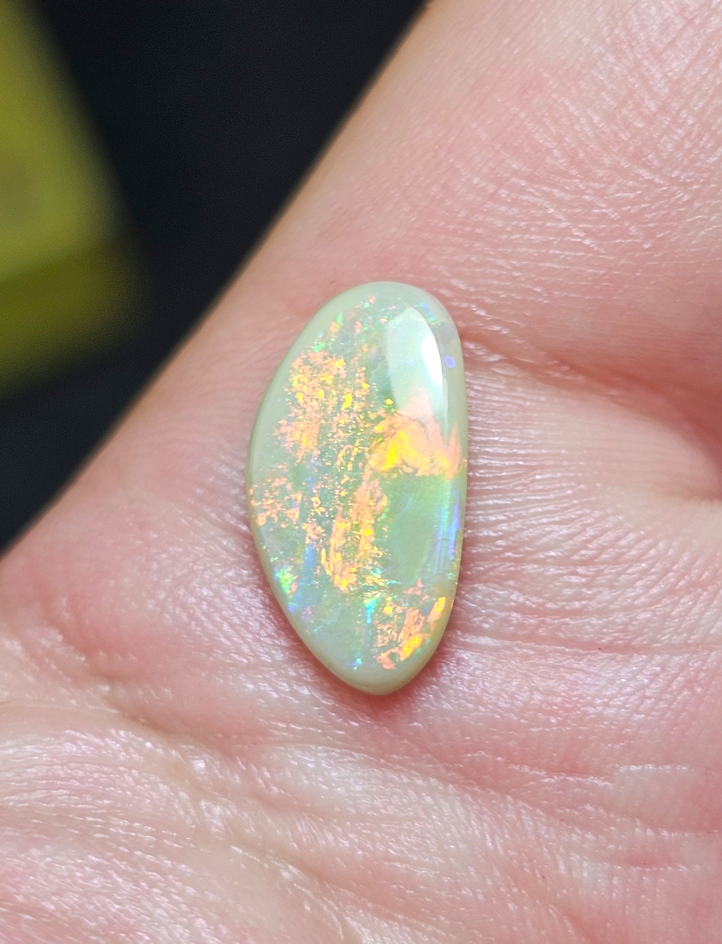 2.50cts Rare Orange colour Solid Opal from Lightning Ridge! (LRA6)