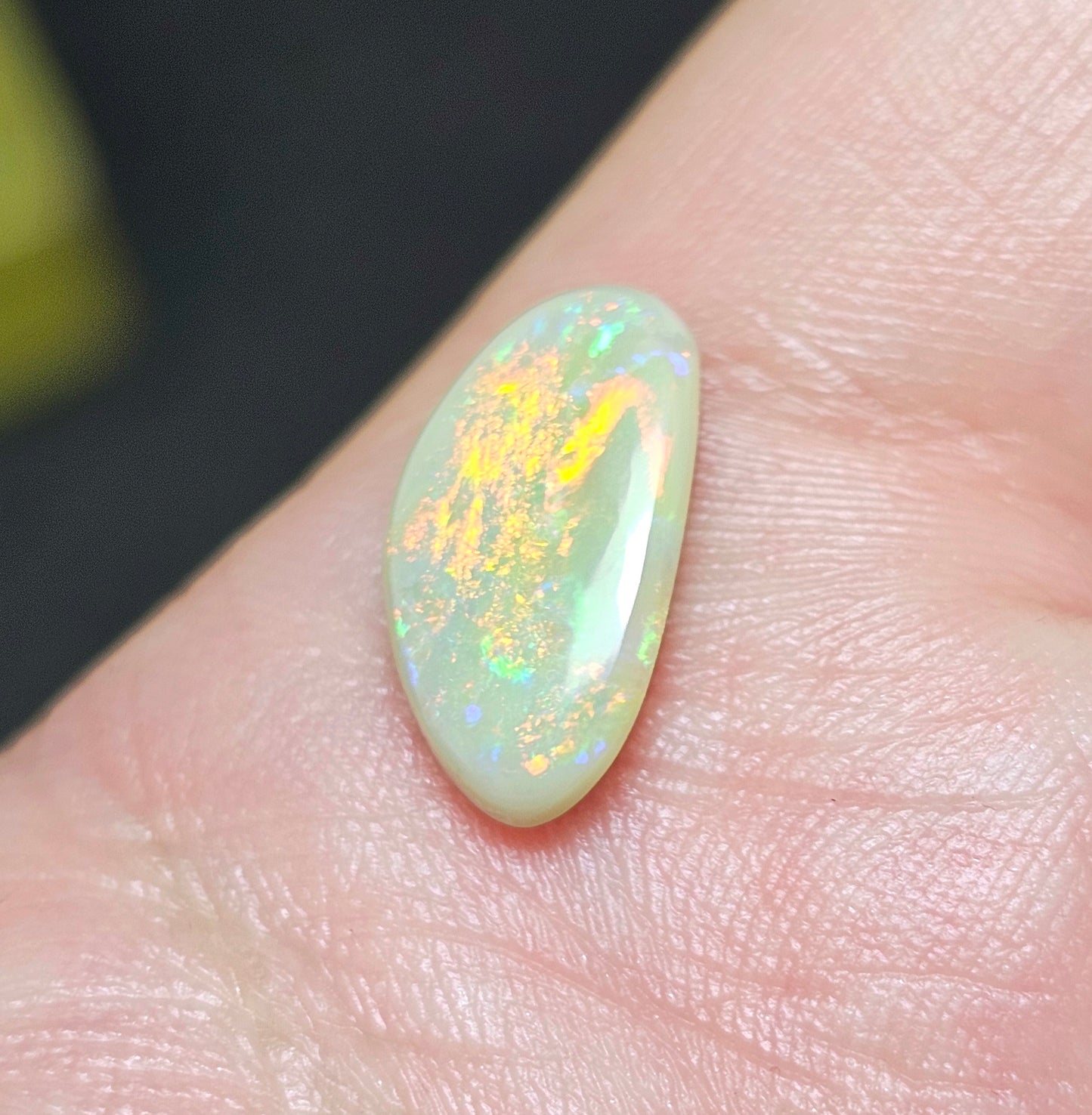 2.50cts Rare Orange colour Solid Opal from Lightning Ridge! (LRA6)