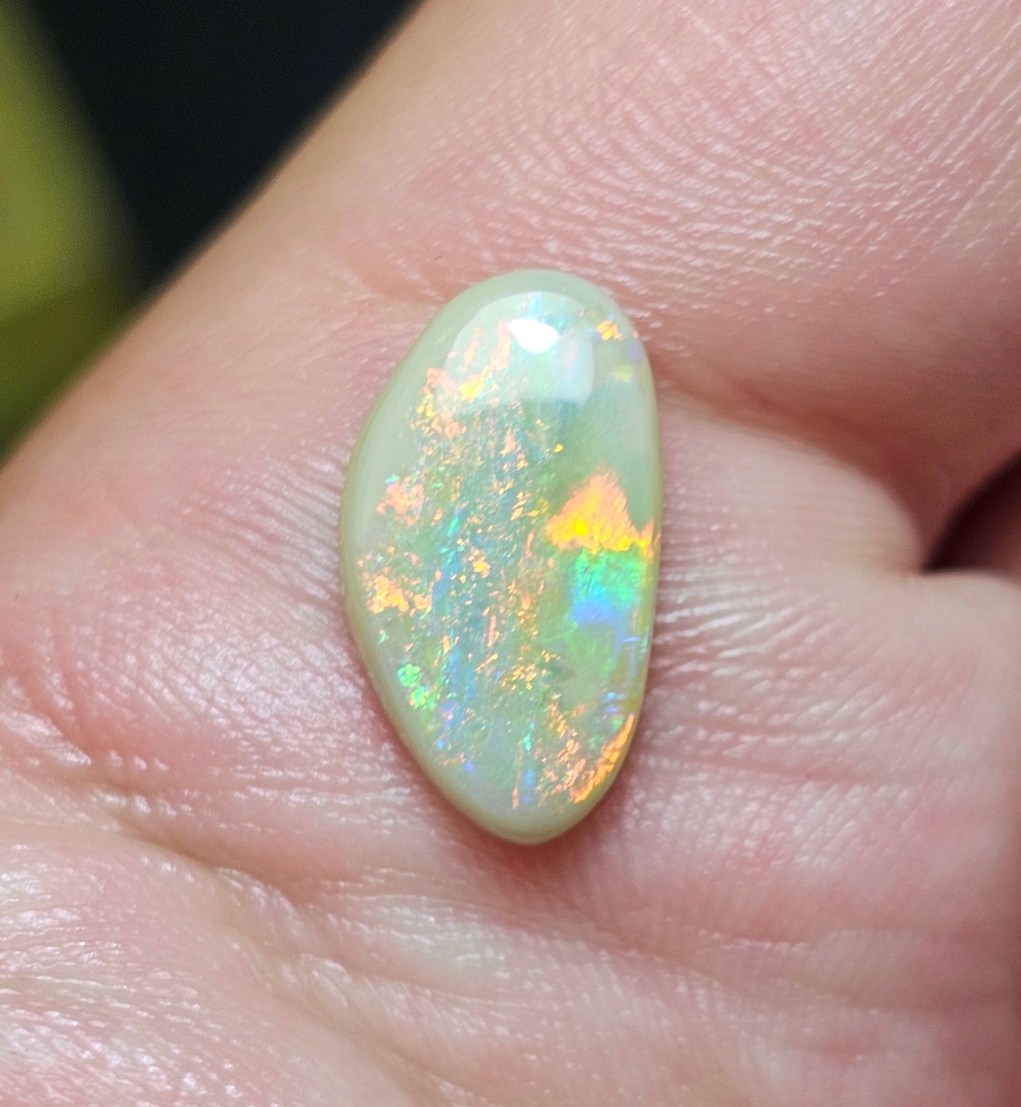 2.50cts Rare Orange colour Solid Opal from Lightning Ridge! (LRA6)