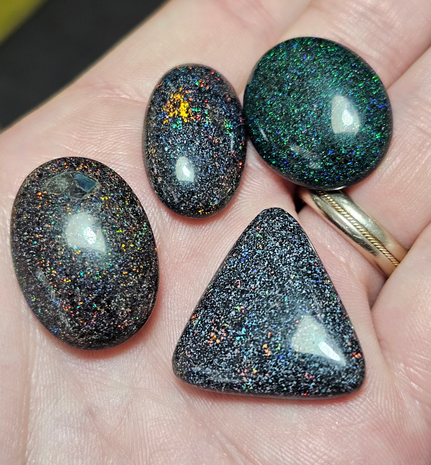 72cts Dealers Fairy Opal Parcel - 4 x Fairy Opals (AP6)