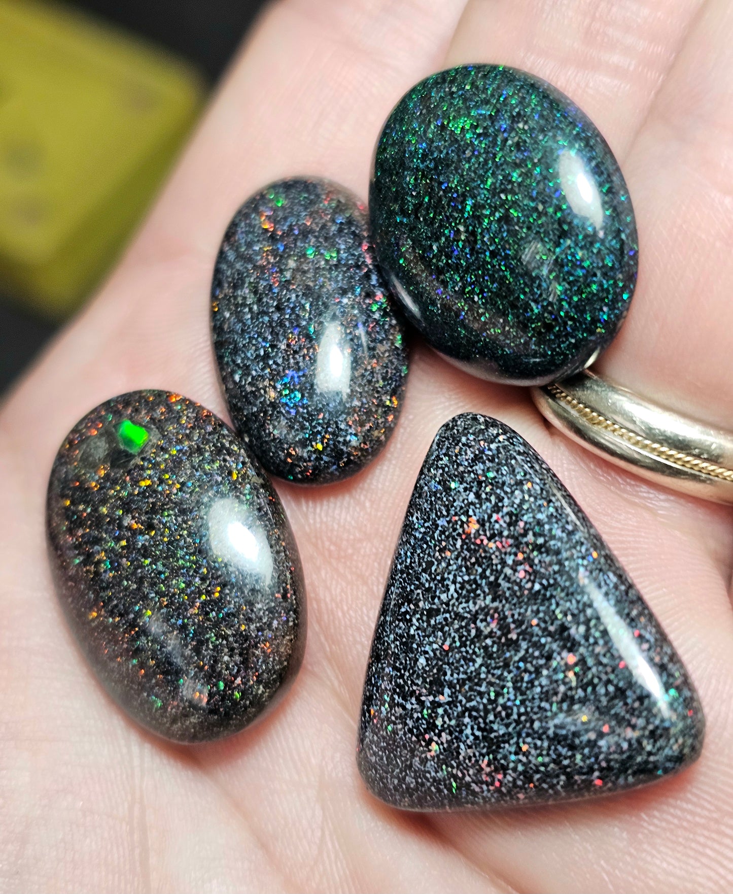 72cts Dealers Fairy Opal Parcel - 4 x Fairy Opals (AP6)