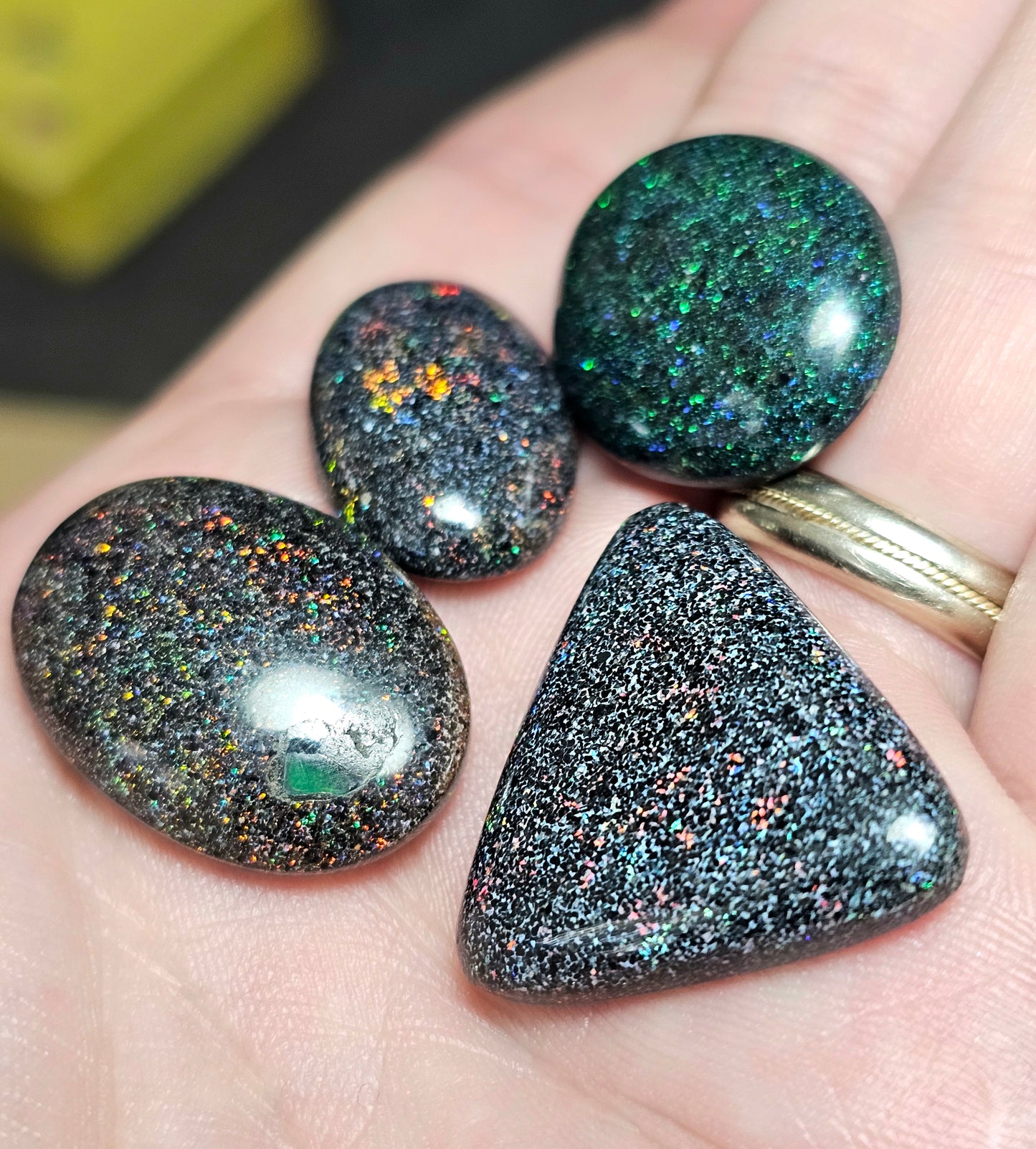 72cts Dealers Fairy Opal Parcel - 4 x Fairy Opals (AP6)