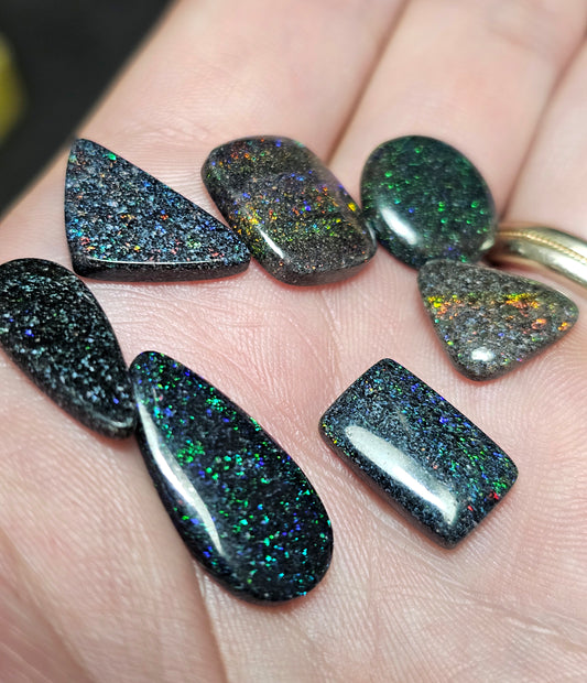 26cts Dealers Fairy Opal Parcel - 7 x Fairy Opals (AP9)
