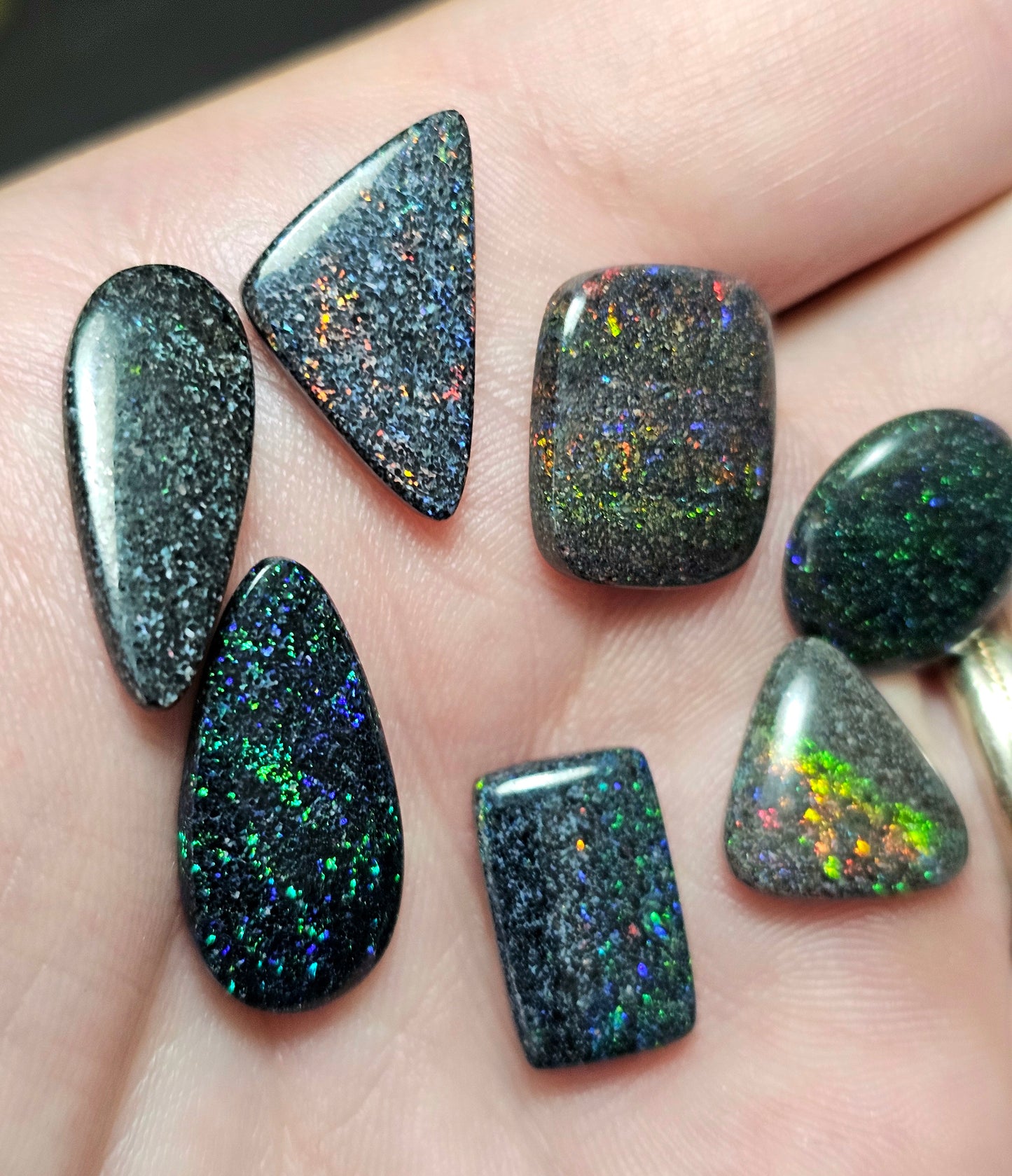 26cts Dealers Fairy Opal Parcel - 7 x Fairy Opals (AP9)
