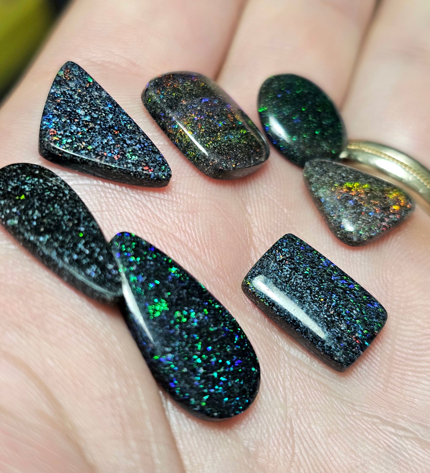 26cts Dealers Fairy Opal Parcel - 7 x Fairy Opals (AP9)