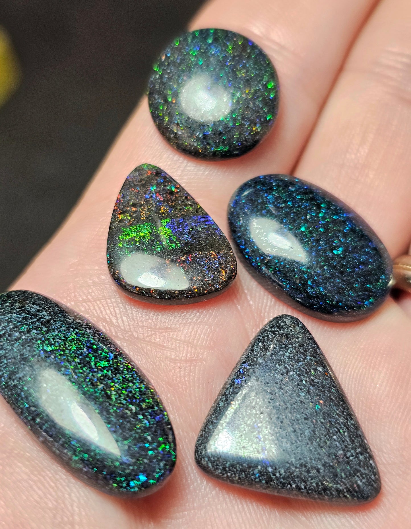 47cts Dealers Fairy Opal Parcel - 5 x Fairy Opals (AP10)