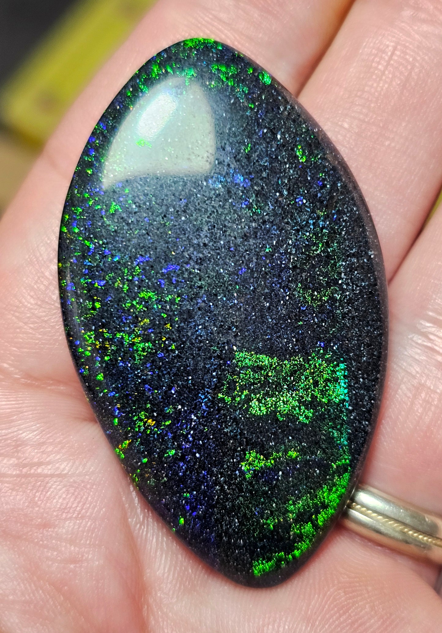 89cts Chunky Green Double Sided Green and Blue Fairy Opal (IA5)