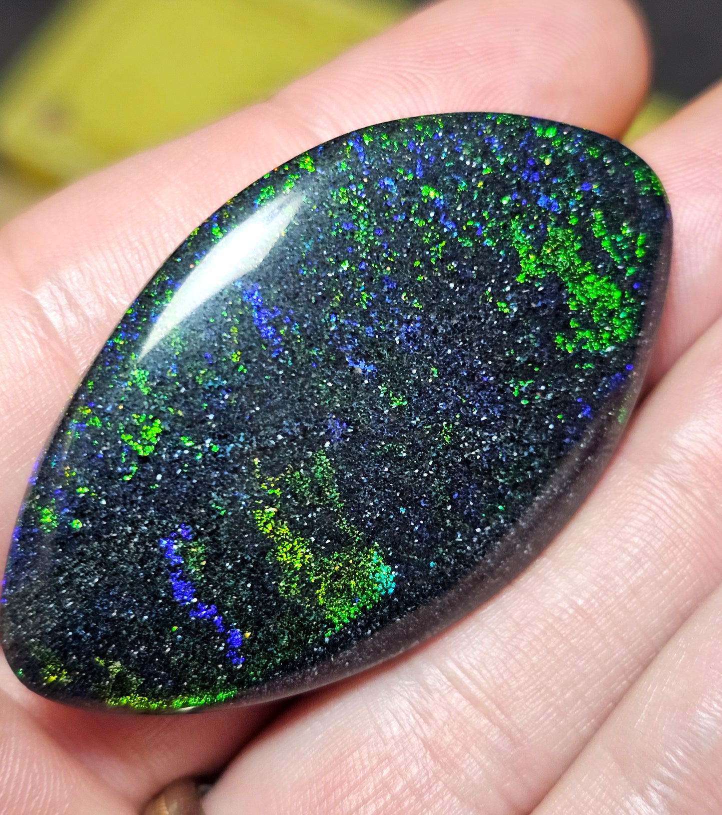 89cts Chunky Green Double Sided Green and Blue Fairy Opal (IA5)