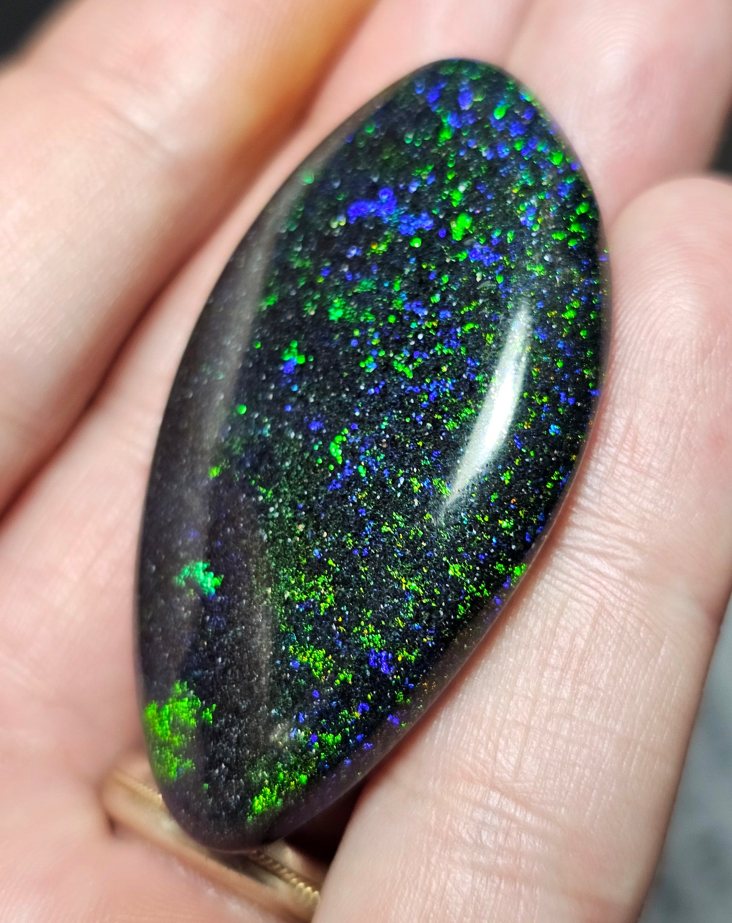 89cts Chunky Green Double Sided Green and Blue Fairy Opal (IA5)