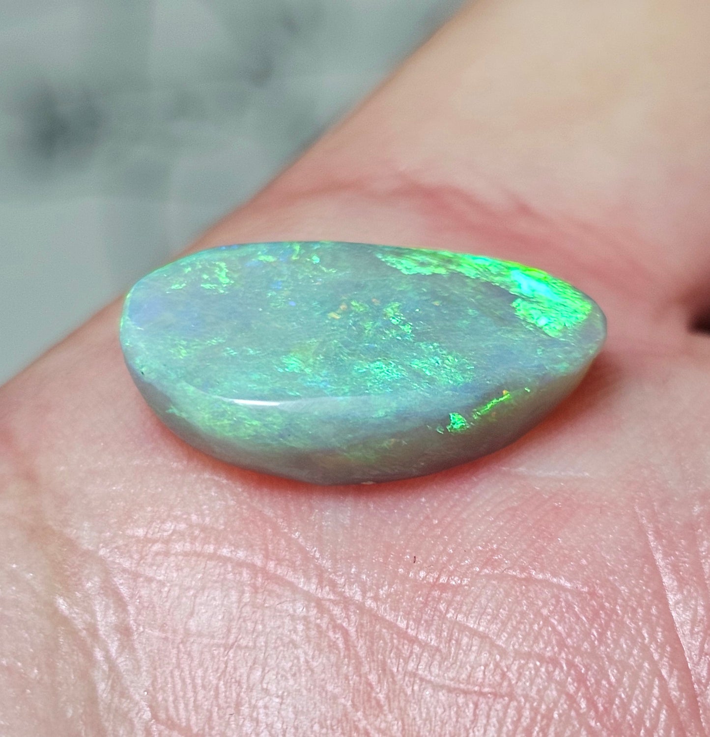 6.50 Coral Green Opal from Lightning Ridge! (ALR39)
