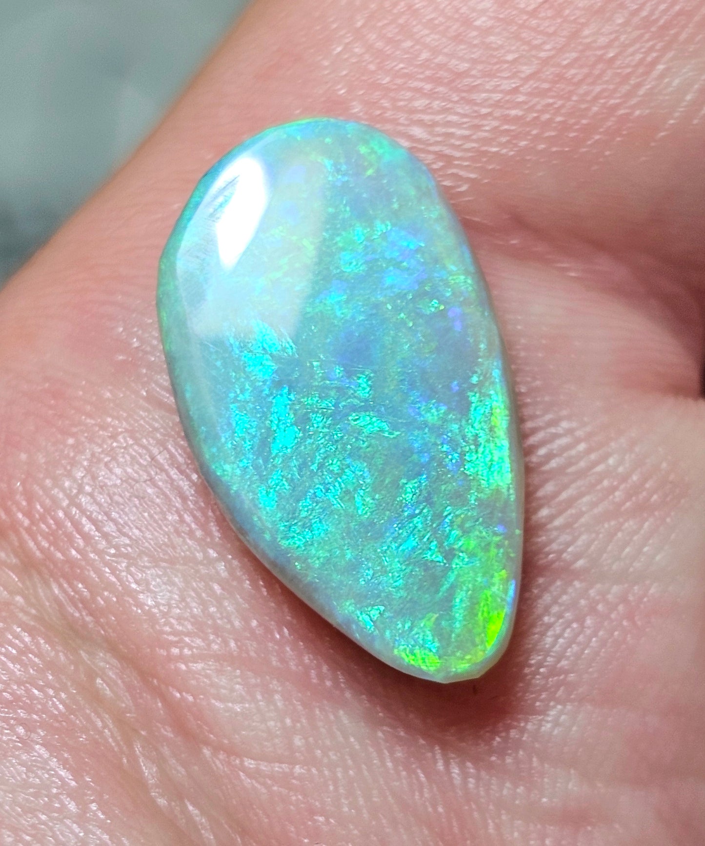 6.50 Coral Green Opal from Lightning Ridge! (ALR39)