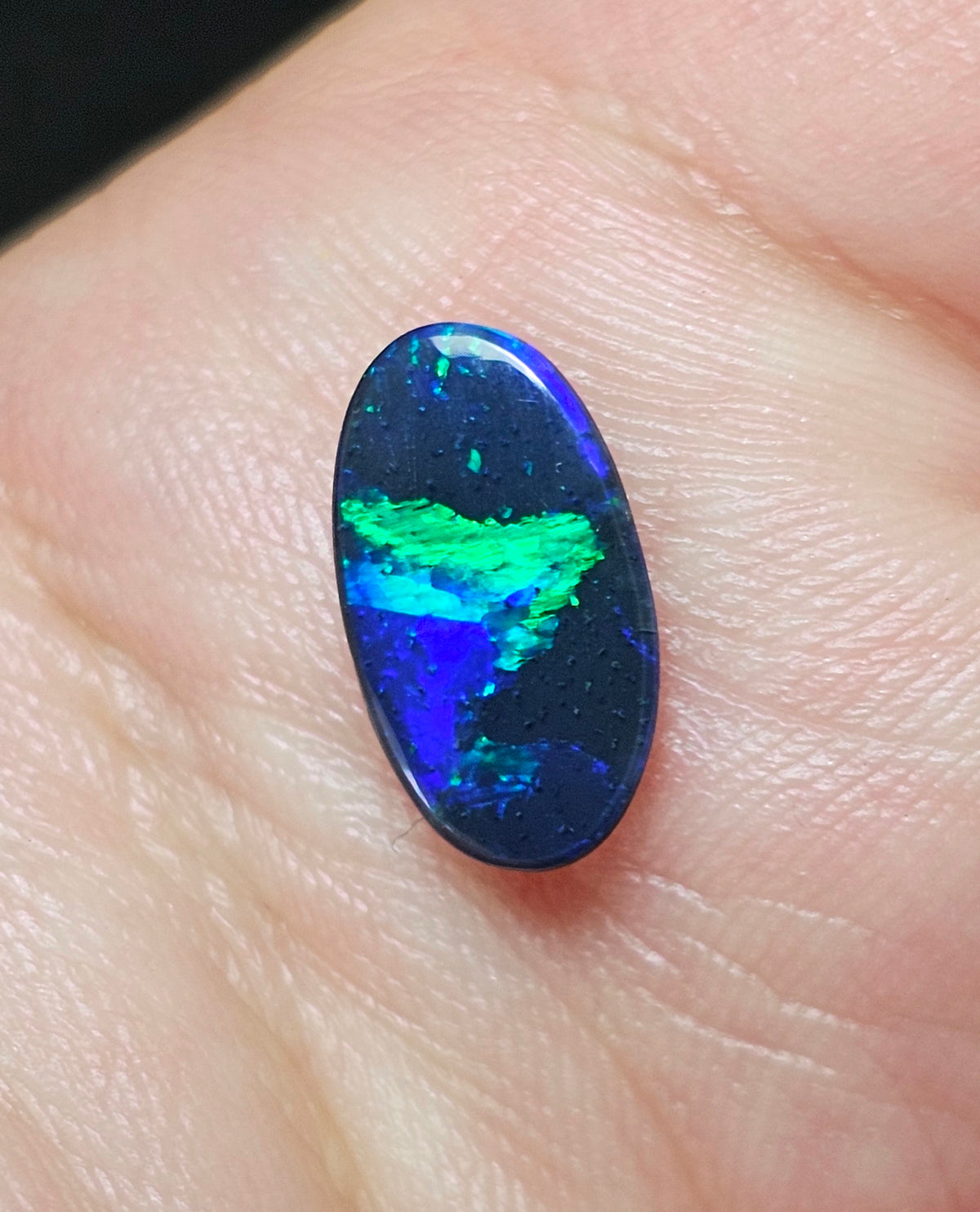 1.20cts Black Opal from Lightning Ridge! (LRA2)  NEW !!