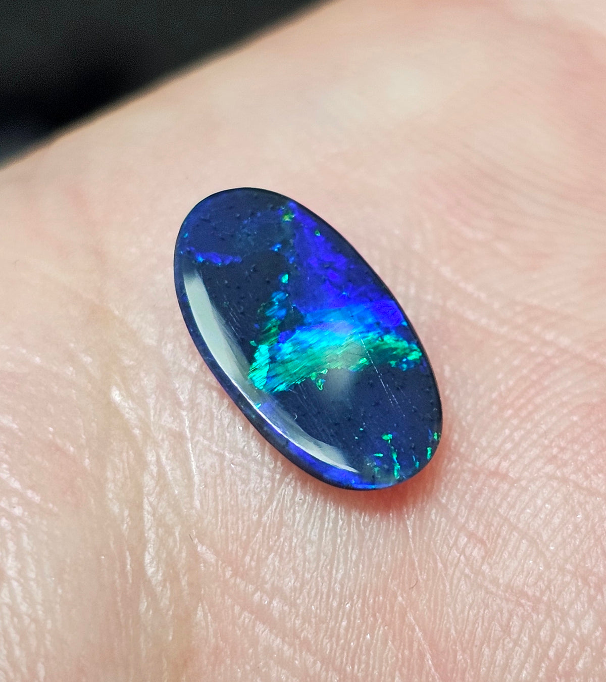1.20cts Black Opal from Lightning Ridge! (LRA2)  NEW !!