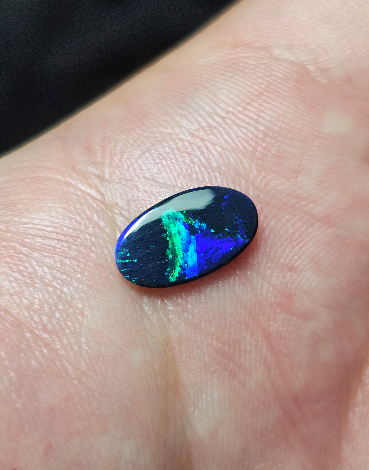 1.20cts Black Opal from Lightning Ridge! (LRA2)  NEW !!