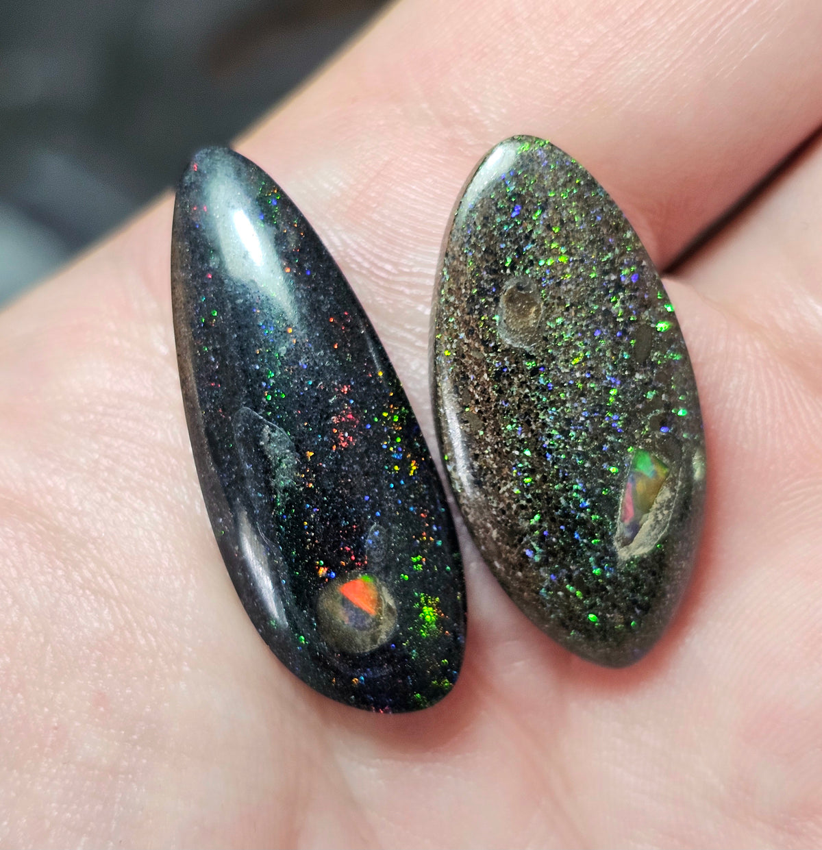 23cts 2 x Lovely Fairy Opal Art - WEEKLY SPECIAL PRICE SOA1