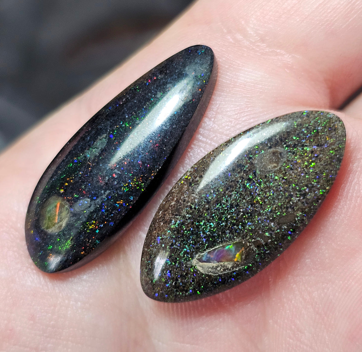 23cts 2 x Lovely Fairy Opal Art - WEEKLY SPECIAL PRICE SOA1