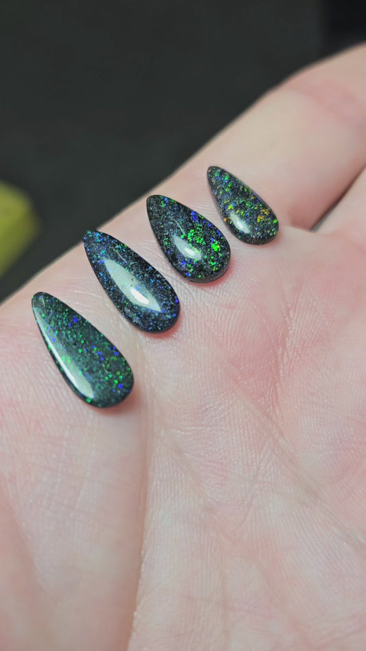 7.50cts Dealers Fairy Opal Parcel - 4 x Fairy Opals (AP3)