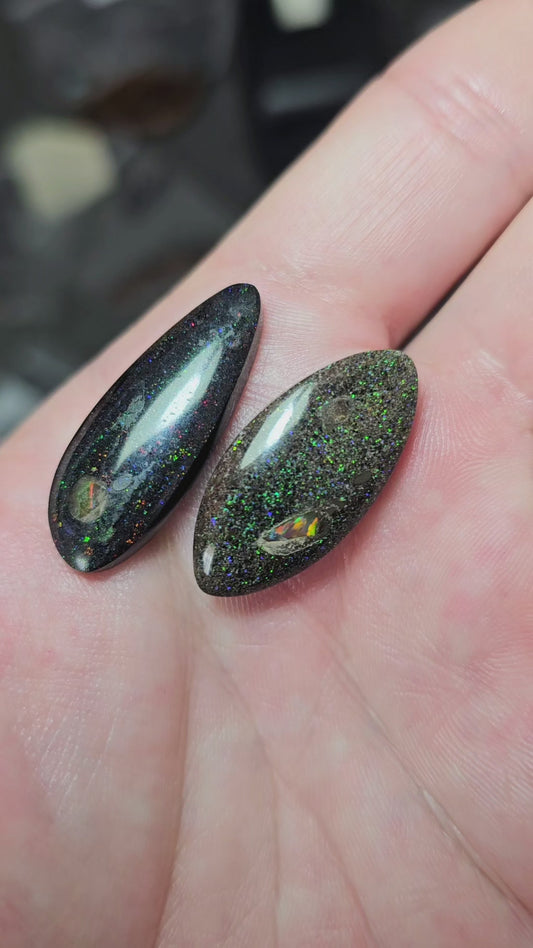 23cts 2 x Lovely Fairy Opal Art - WEEKLY SPECIAL PRICE SOA1