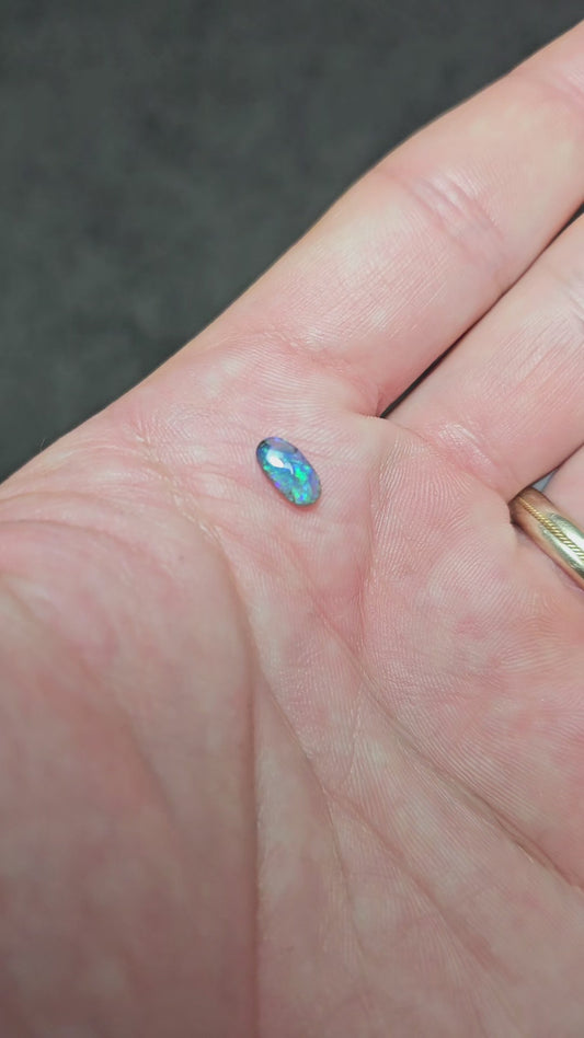0.70cts Vivid Black Opal!! (FB1)