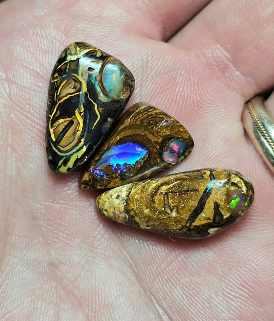 3 x Lovely Boulder Opals    - WEEKLY SPECIAL PRICE SOA1